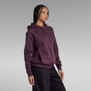 G-Star Premium Core 2.0 Hoodie • Relaxed Fit • Purple • Small